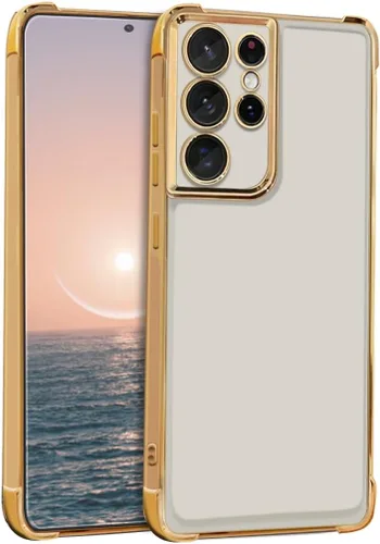 Vista 4 de Funda para Samsung S21 Ultra, con lente de cámara completa, cubierta de parachoques corporal, protección contra golpes, a prueba de polvo, fundas