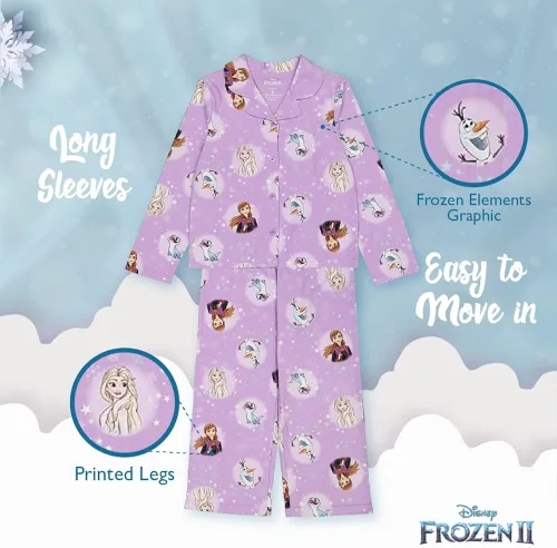 Vista 4 de Disney Pijama de algodón de temporada de Minnie y Mickey para niños