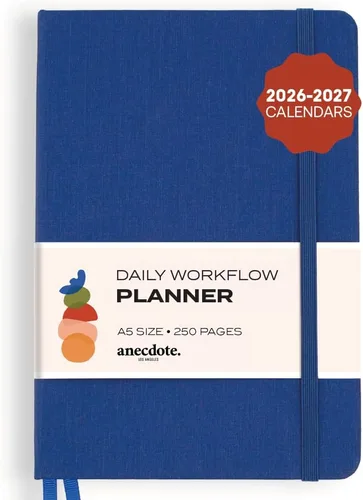 Vista 24 de Planificador Anecdote 2026: Un Planificador Mensual, Semanal y Diario 2026 para Planificar tu Éxito - Tamaño A5 Tapa Dura Comienza en Cualquier Negro