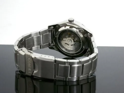 Vista 5 de SEIKO Reloj automático para hombre Hecho en Japón Negro SNZG13J1, Negro -, Automático