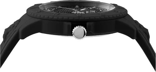 Vista 2 de Versus Versace Mens Tokyo. Sporty Fashion Watch with Date Function. Adjustable Silicone Strap. Includes Travel Gift Pouch.