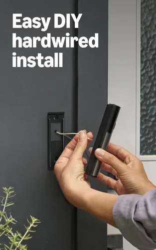 Vista 5 de Videotimbre cableado Ring Pro (modelo más reciente) con Cámara para exteriores con enchufe Pro (modelo más reciente)