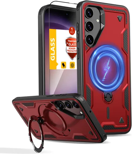 Vista 71 de Funda magnética para Google Pixel 9A compatible con cargador inalámbrico MagSafe, para Pixel 9A, funda de teléfono integrada de 360 °, con 2
