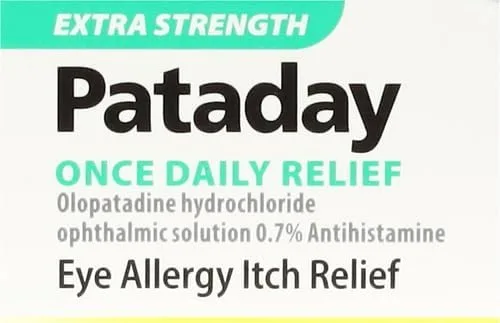 Vista 14 de Gotas para alergias en los ojos Pataday Once Daily Relief Extra Strength (0.1 onzas líquidas (2.5 ml) , 2 unidades)