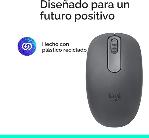 Vista 10 de Logitech M196 Ratón Inalámbrico Bluetooth, Ratón Compacto y Portátil para Laptops, Tabletas y Más, Batería de 12 Meses, Seguimiento Suave