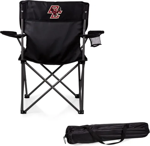 Vista 24 de PICNIC TIME NCAA PTZ - Silla de campamento, silla de picnic, silla de playa con bolsa de transporte (negro)