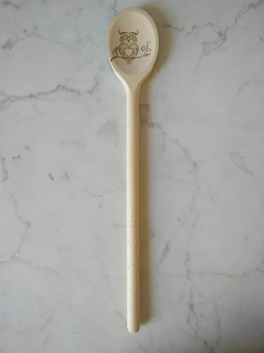 Vista 5 de Mr.Woodware - Cucharas de madera de 10 pulgadas para cocinar, juego de 3 cucharas de madera de mango largo para mezclar, agitar, degustar