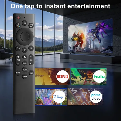 Vista 6 de Paquete de 2: reemplazo remoto por voz para control remoto Samsung-TV, compatible con todos los televisores inteligentes Samsung Frame Neo QLED UHD