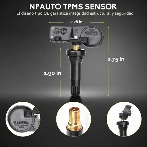 Vista 7 de Sensor de presión de neumáticos TPMS para Ford F150 06-08 Explorer Mustang