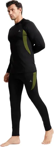 Vista 135 de Conjunto de ropa interior térmica para hombre, ropa interior larga 1#verde militar