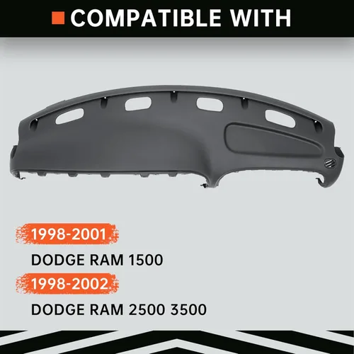 Vista 2 de Reemplazo de tablero compatible con Ram 1998-2002 1500 2500 3500 Ágata - Gris Oscuro
