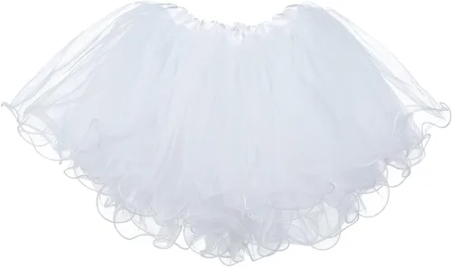 Vista 16 de My Lello Tutú de 3 capas con borde de volantes para niñas pequeñas (4 meses - 3T)
