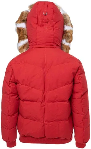 Vista 2 de Jordan Craig Hombre Hollis Bomber Chaqueta (Rojo)