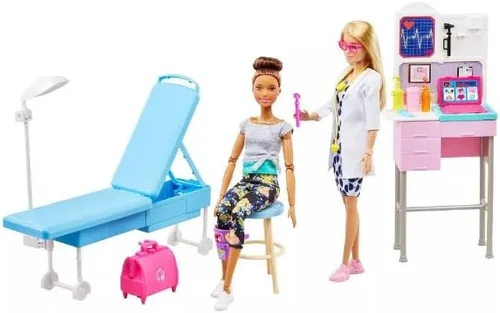 Vista 2 de Muñeca Barbie (Juego de muñeca Deluxe de Doctora Médica)
