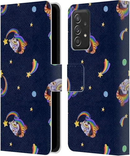 Vista 12 de Head Case Designs Officially Licensed Carla Morrow Colorful Space Dice Patterns Leather Wallet Case Compatible with Samsung Galaxy A53 5G (2022)