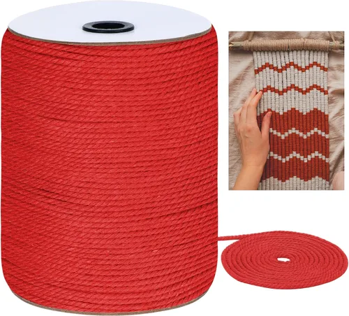 Vista 13 de Cordón de macramé, 0.118 pulgadas x 328 yardas