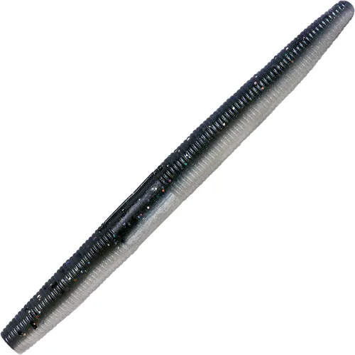 Vista 78 de Yum - Gusano de plástico blando Yum Dinger de 5 pulgadas, escamas azules y negras, 30 unidades Bicho Bama