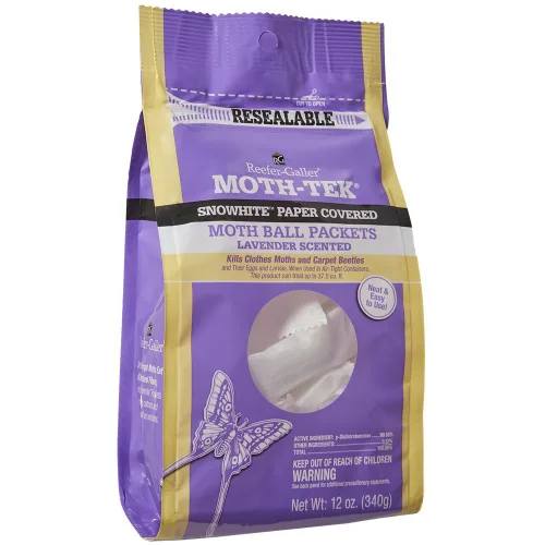 Vista 3 de Moth-Tek Snowhite - Paquetes de bolas de polilla perfumadas de lavanda, 12 onzas (3)