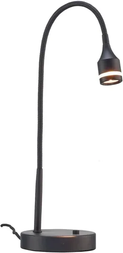Vista 10 de Adesso 3218-01 Prospect - Lámpara de escritorio LED de 11 a 18 pulgadas, color negro, compatible con salida inteligente