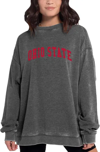 Vista 50 de chicka-d NCAA Burnout - Sudadera de forro polar para mujer