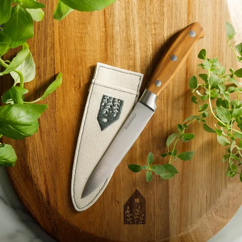 Vista 2 de Bloomhouse - Dos veces Oprah's Favorite Things Ganador - Cuchillo de cocina de 5 pulgadas con hoja de acero inoxidable alemán con mango de madera