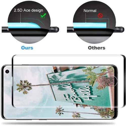Vista 4 de [Paquete de 4] Protector de pantalla para Xiaomi Mi 11, protector de pantalla de vidrio templado antiarañazos de 9 dureza, película protectora