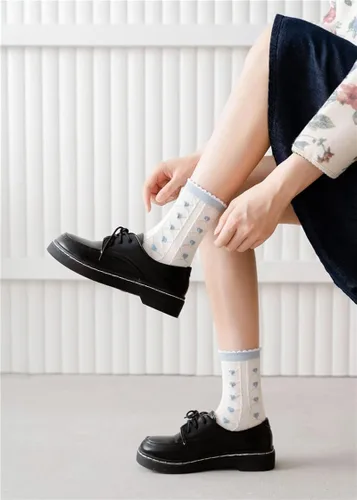 Vista 6 de AFADER Calcetines coloridos para mujer, diseño de flores, divertidos, casuales, talla 6-10