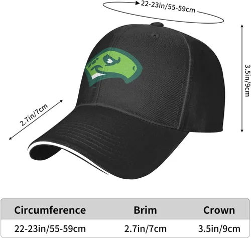 Vista 6 de Daytona Tortugas Sandwich Gorra unisex clásica de béisbol unisex ajustable Casquette Dad Hat
