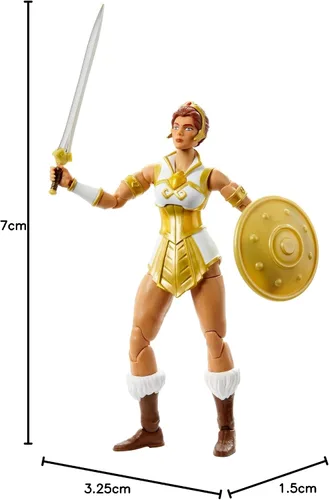 Vista 7 de Masters Of The Universe Masterverse Collection, figuras de batalla MOTU Teela de 7 pulgadas para contar historias, juego y exhibición, regalo