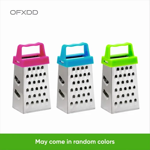 Vista 2 de Rallador de ajo para alimentos pequeños, paquete de 2, rallador de caja de tamaño pequeño, mini ralladores de queso y jengibre para cocina