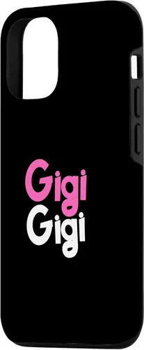 Vista 2 de Funda de regalo para iPhone 14 Gigi con nombre y apodo Virginie Georgine