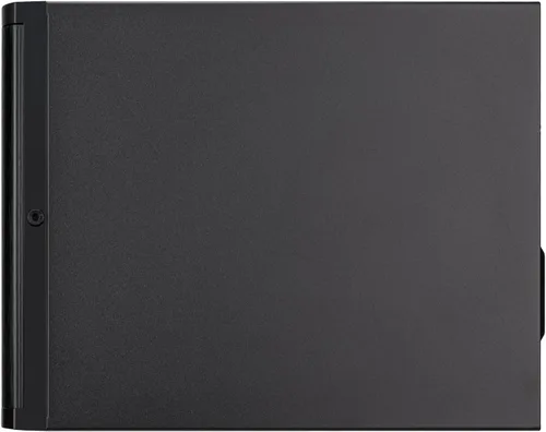 Vista 3 de SilverStone Technology CS240 Chasis NAS Mini-ITX de 4 bahías U.2 Tri-Mode Hot-Swap de alto rendimiento, SST-CS240B