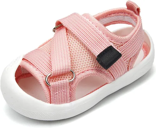 Vista 11 de OAISNIT Sandalias deportivas para bebés, niños y niñas, ligeras, antideslizantes, suela de goma, zapatos de agua acuática para playa, zapatos