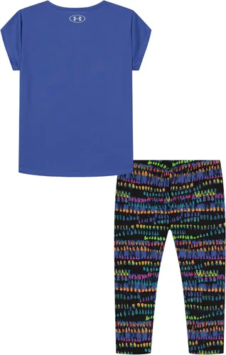 Vista 2 de Under Armour Conjunto de camiseta y pantalones Splash Heart para niña