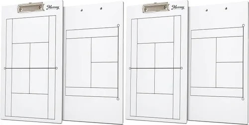 Vista 8 de Murray Sporting Goods sujetapapeles para entrenadores de borrado en seco Pizarra blanca de doble cara