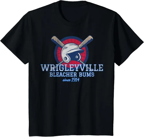 Vista 34 de Wrigleyville Bleacher Bums - Camiseta de béisbol divertida