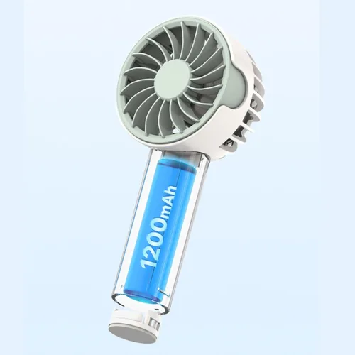 Vista 9 de MOVEX Mini ventilador de mano portátil recargable, 3 velocidades de refrigeración personal USB, ventilador de viaje ligero de bolsillo para verano