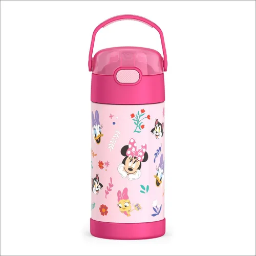 Vista 64 de THERMOS FUNTAINER Botella de agua con pajita, 12 onzas, Avengers