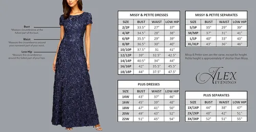 Vista 7 de Alex Evenings Vestido pequeño de manga larga para mujer