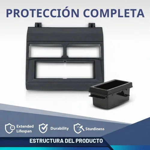 Vista 4 de PIT66 Cubierta de Tablero Kit de Instalación de Tablero Adaptador de Arnés de Cables Compatible con Camiones Chevy GMC 1988-1994 Cubierta de Tablero