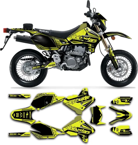 Vista 54 de Kit de calcomanías personalizadas para Suzuki DRZ400 E / DRZ400 Enduro / DRZ400E / DR-Z400E / DRZ400 EN 1999-2024, SZDRSE9919003-KO