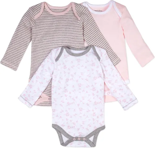 Vista 7 de A-Bee-C Long Sleeve Organic Baby Bodysuits 3 Pack