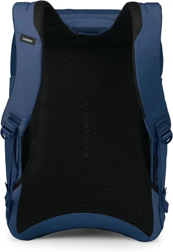 Vista 8 de Osprey Aoede Slim SyncPack - Mochila con funda para laptop, sistema Azul antiguo
