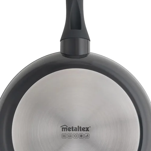 Vista 2 de Metaltex NATIVA - Sartén de aluminio forjado 8.7 in con revestimiento efecto granito STONE-TEX