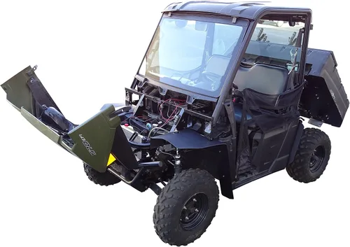 Vista 6 de MudBusters Guardabarros para modelos de gas Polaris Ranger 570 y ETX 2015+ - Delantero y trasero