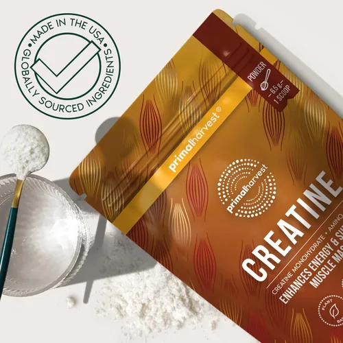 Vista 7 de Primal Harvest Suplemento en polvo de creatina para hombres y mujeres, fitness, entrenamientos y crecimiento muscular, para ayudar a promover