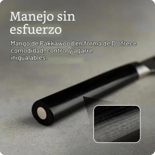 Vista 4 de Shun Cuchillo de pelar clásico de 4 pulgadas, VG-MAX Damasco, mango de madera de Pakka