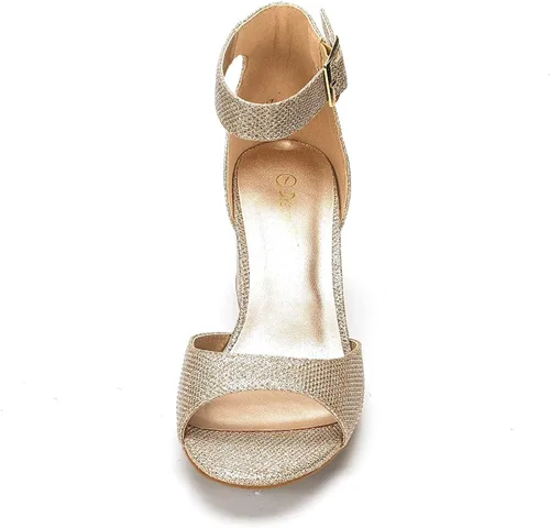 Vista 4 de DREAM PAIRS - Sandalias de tacón grueso y bajo para mujer
