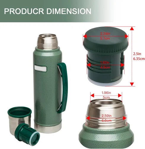 Vista 3 de Tapón térmico para botellas Stanley Classic con aislamiento al vacío