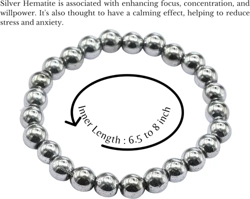 Vista 167 de Amazing Gemstone Pulsera de cristal para mujeres y hombres, pulsera de cristal curativo de protección, pulsera elástica con cuentas de piedras